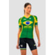 CAMISA DE CICLISMO FREE FORCE AERO BRASIL COLLECTION CBC FEMININA