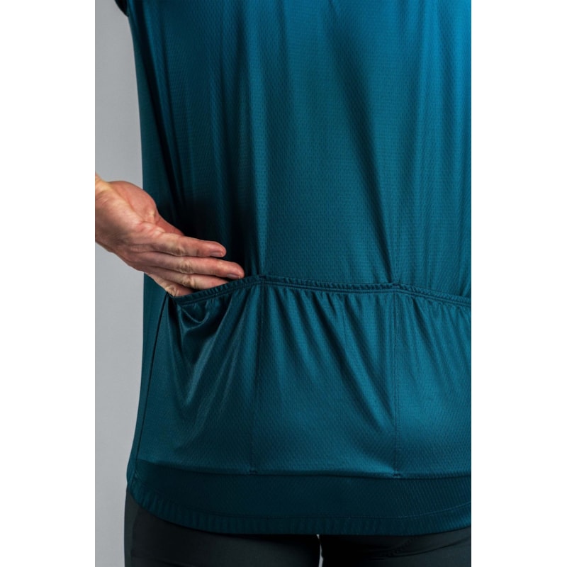 CAMISA DE CICLISMO FREE FORCE BASIC COBALT MASCULINA