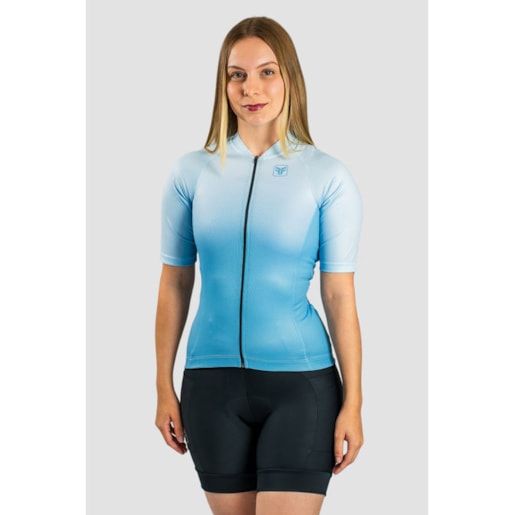 CAMISA DE CICLISMO FREE FORCE BASIC LARIMAR FEMININA