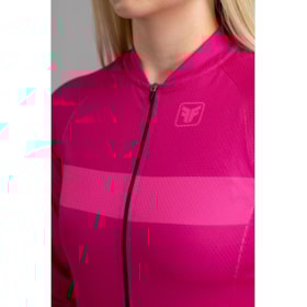 CAMISA DE CICLISMO FREE FORCE BASIC MANGA LONGA CANDY FEMININA