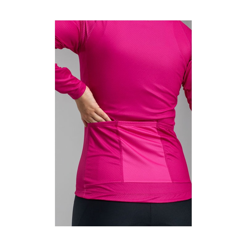 CAMISA DE CICLISMO FREE FORCE BASIC MANGA LONGA CANDY FEMININA