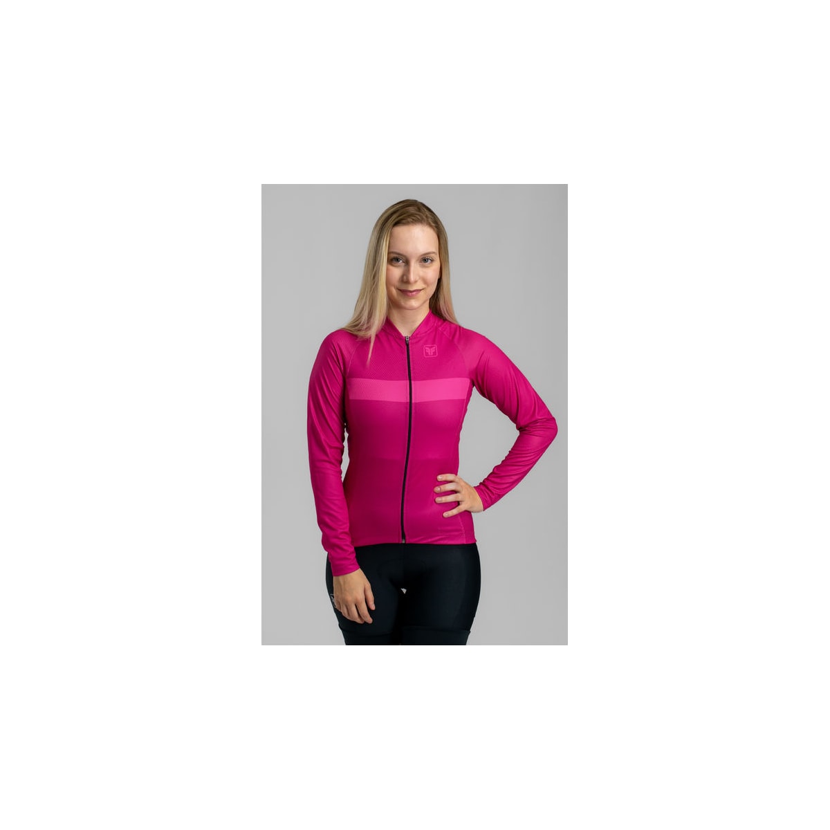 CAMISA DE CICLISMO FREE FORCE BASIC MANGA LONGA CANDY FEMININA