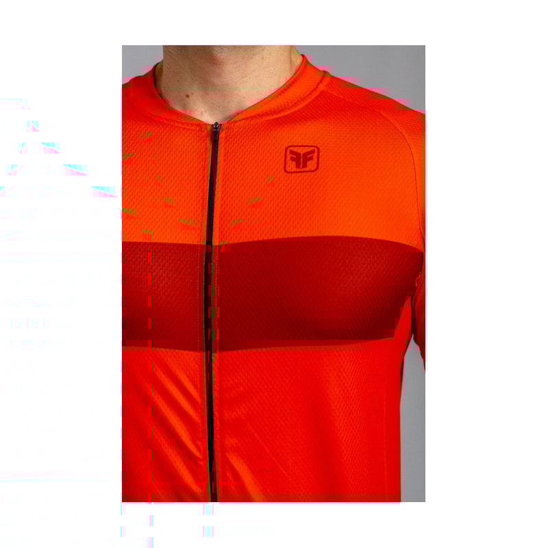 CAMISA DE CICLISMO FREE FORCE BASIC MANGA LONGA DAMASCO
