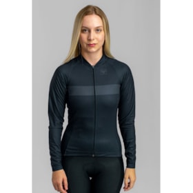 CAMISA DE CICLISMO FREE FORCE BASIC MANGA LONGA GRAVITY FEMININA