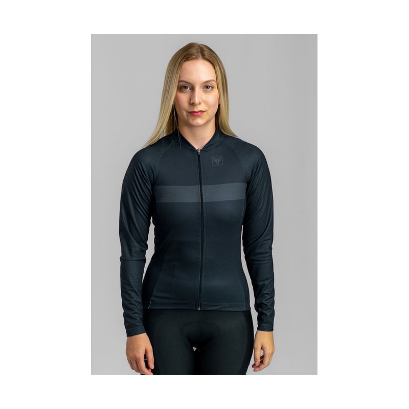 CAMISA DE CICLISMO FREE FORCE BASIC MANGA LONGA GRAVITY FEMININA