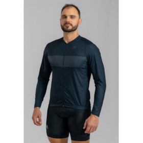 CAMISA DE CICLISMO FREE FORCE BASIC MANGA LONGA GRAVITY MASCULINA