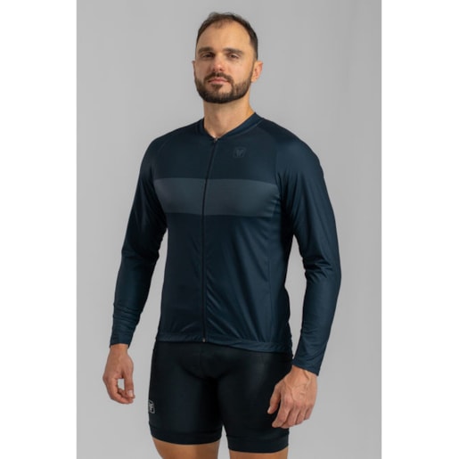 CAMISA DE CICLISMO FREE FORCE BASIC MANGA LONGA GRAVITY MASCULINA