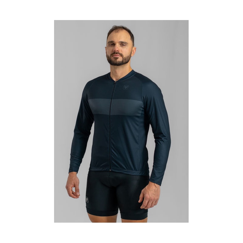 CAMISA DE CICLISMO FREE FORCE BASIC MANGA LONGA GRAVITY MASCULINA