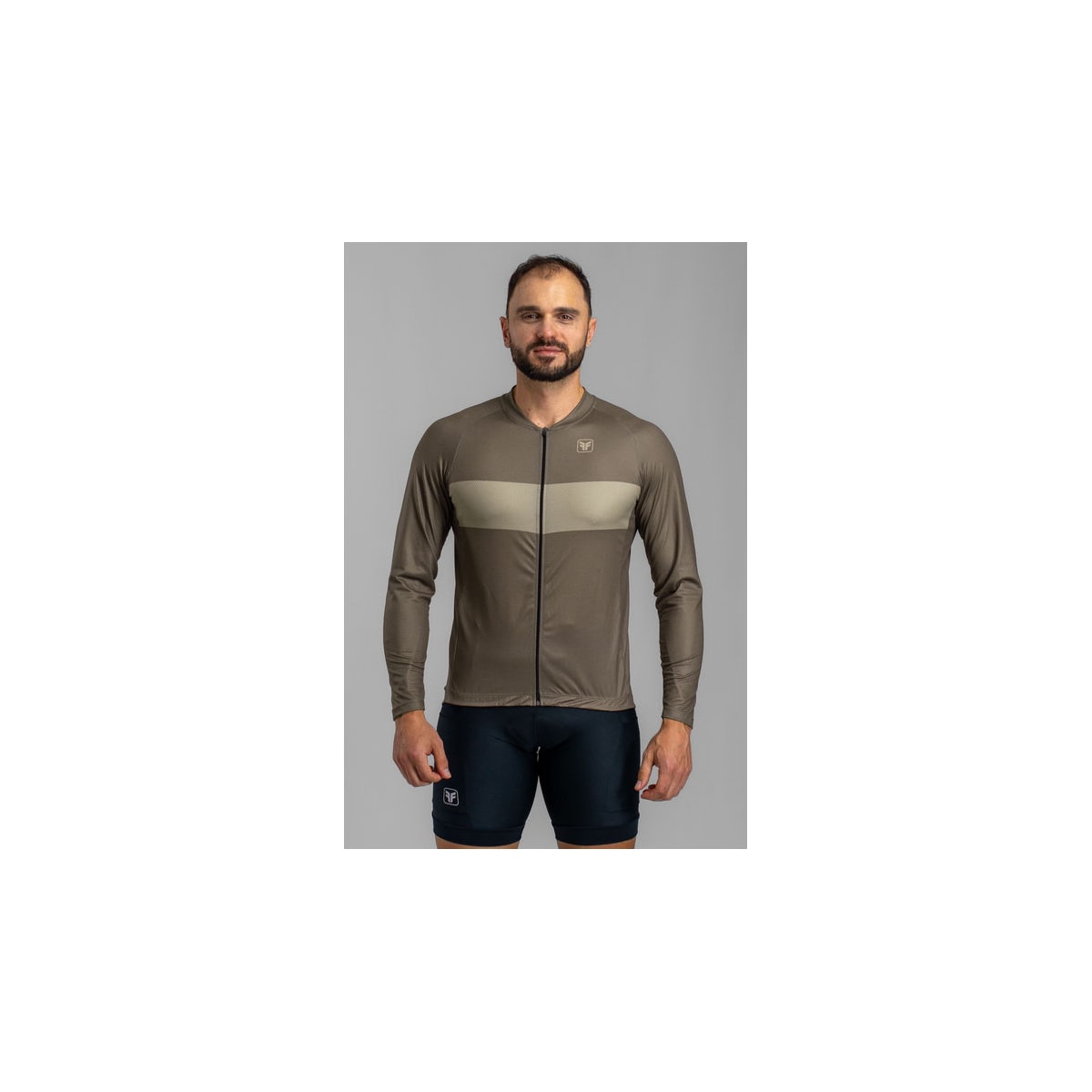 CAMISA DE CICLISMO FREE FORCE BASIC MANGA LONGA MOUSSE