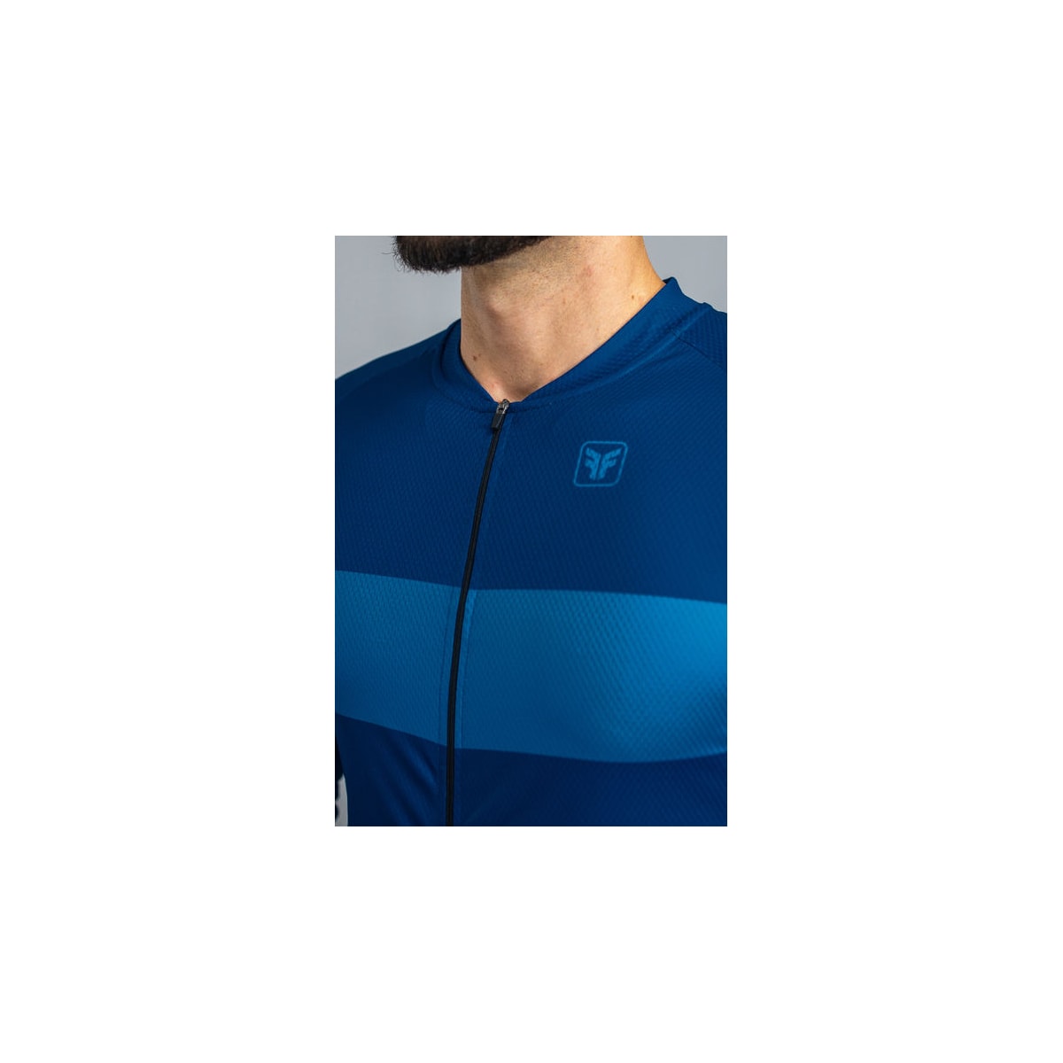 CAMISA DE CICLISMO FREE FORCE BASIC MANGA LONGA OCEAN