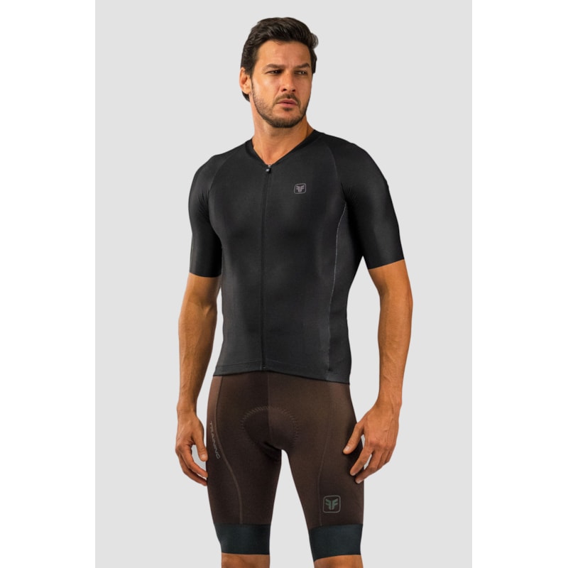 CAMISA DE CICLISMO FREE FORCE TRAINING BLACKOUT MASCULINA