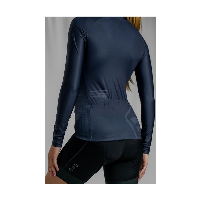 CAMISA DE CICLISMO FREE FORCE TRAINING MANGA LONGA GRAVITY FEMININA