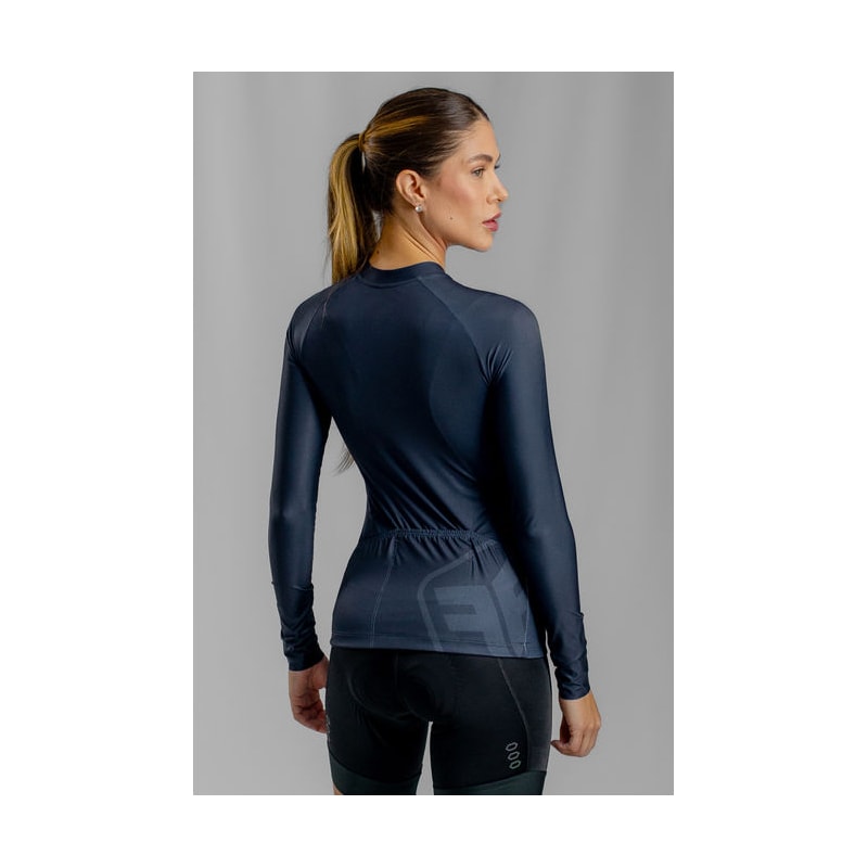 CAMISA DE CICLISMO FREE FORCE TRAINING MANGA LONGA GRAVITY FEMININA