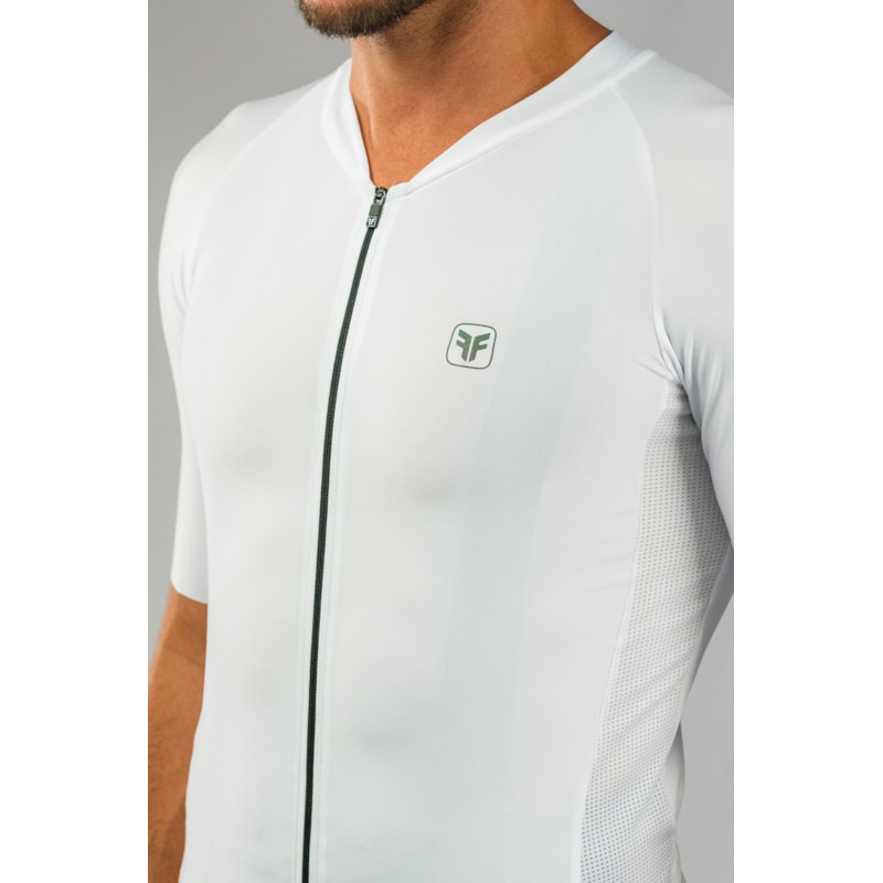 CAMISA DE CICLISMO FREE FORCE TRAINING WHITE MASCULINA