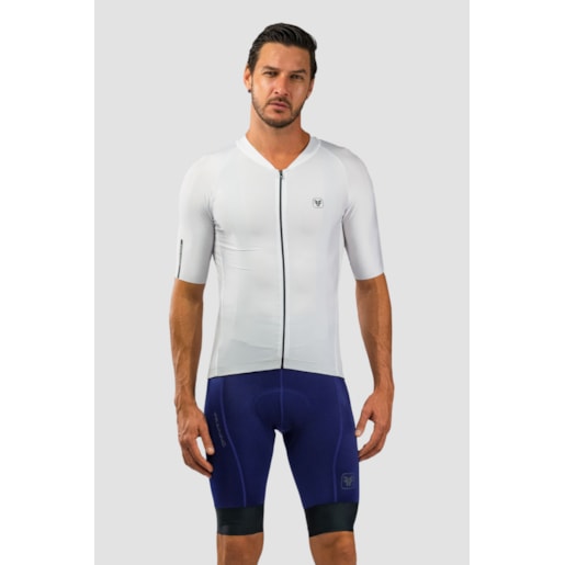 CAMISA DE CICLISMO FREE FORCE TRAINING WHITE MASCULINA