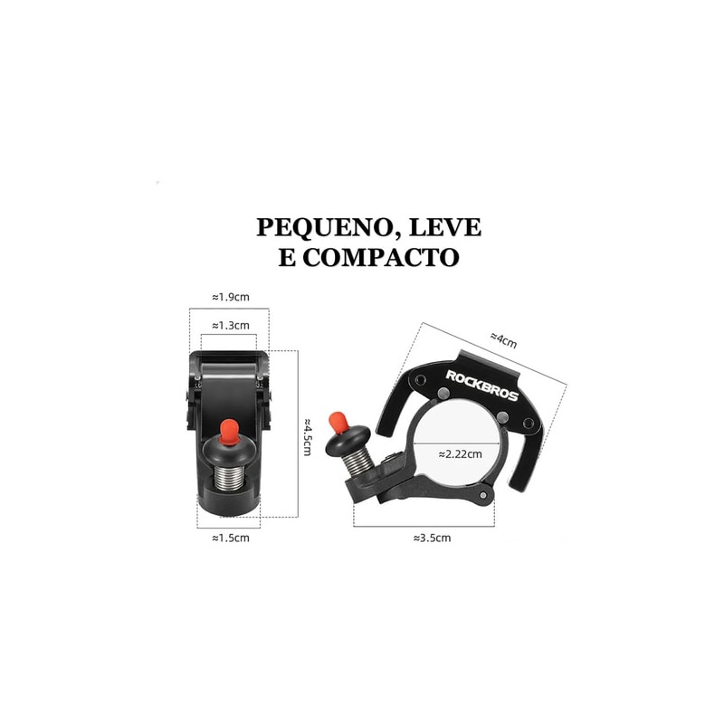 CAMPAINHA TRIM TRIM ROCKBROS CLASSICA PREMIUM