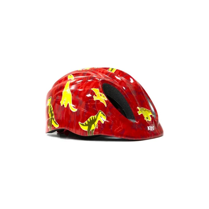 CAPACETE ABSOLUTE KIDS DANCE DINO VERMELHO