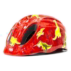 CAPACETE ABSOLUTE KIDS DANCE DINO VERMELHO