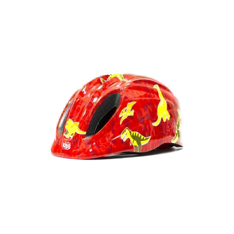 CAPACETE ABSOLUTE KIDS DANCE DINO VERMELHO