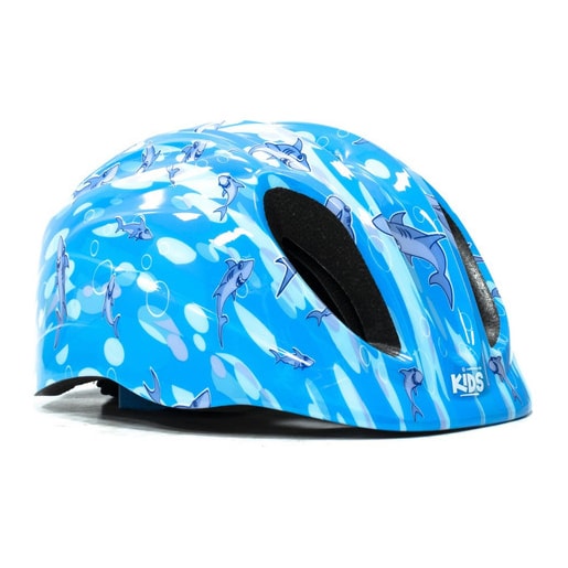 CAPACETE ABSOLUTE KIDS DANCE TUBARÃO AZUL