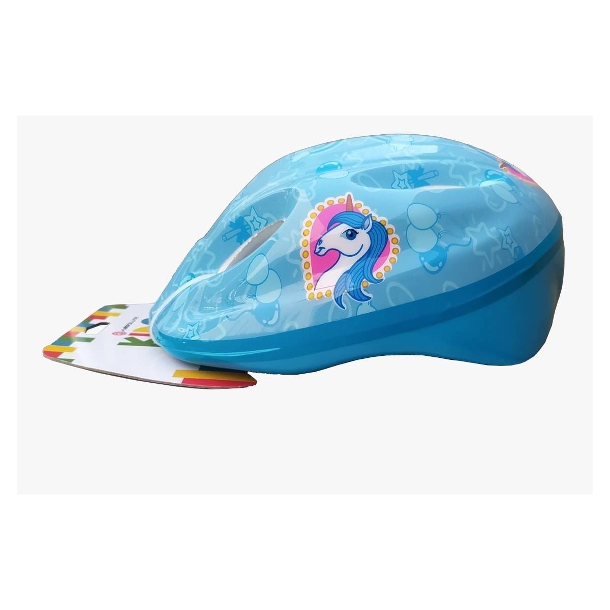 CAPACETE ABSOLUTE KIDS DANCE UNICORNIO AZUL