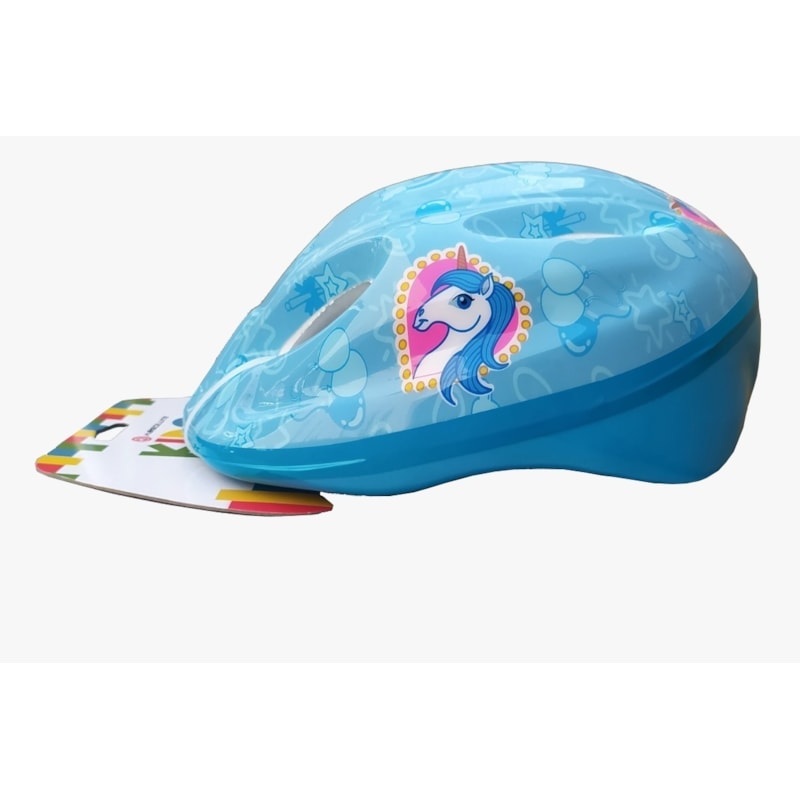 CAPACETE ABSOLUTE KIDS DANCE UNICORNIO AZUL