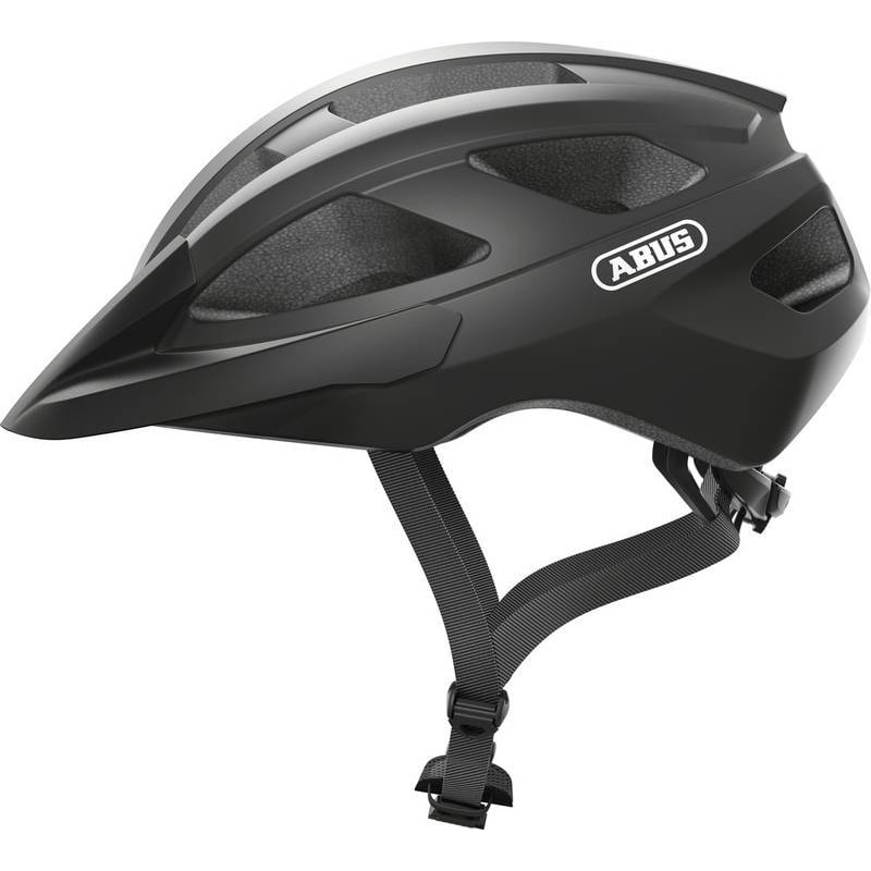 CAPACETE CICLISMO ABUS MACATOR PRETO FOSCO