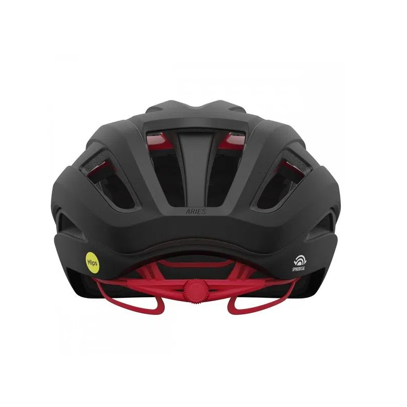CAPACETE GIRO ARIES SPHERICAL CARBONO/VERMELHO