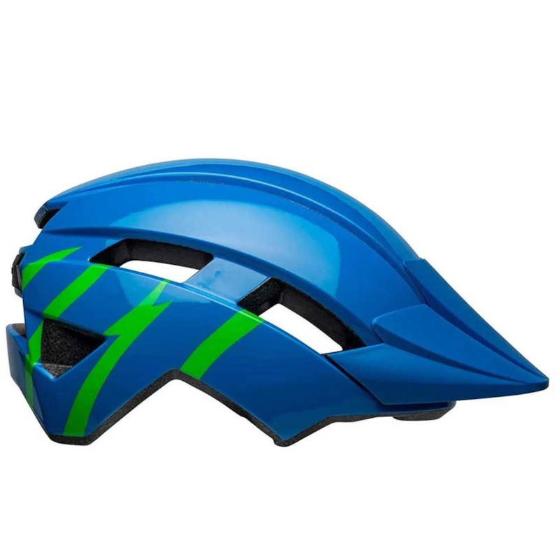 CAPACETE INFANTIL BELL SIDETRACK II AZUL/VERDE