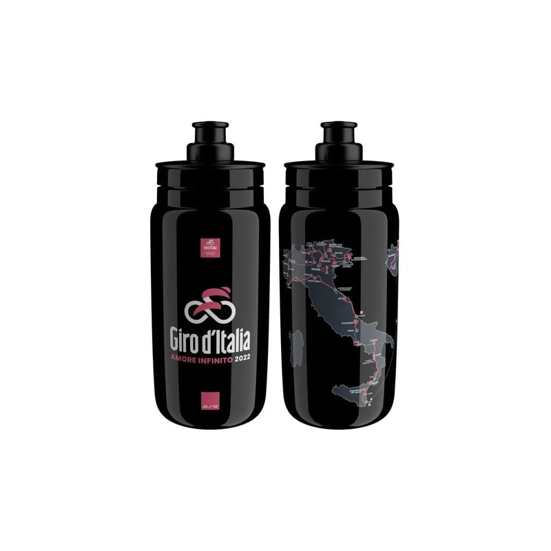CARAMANHOLA ELITE FLY 550ML GIRO D ITALIA BLACK MAP