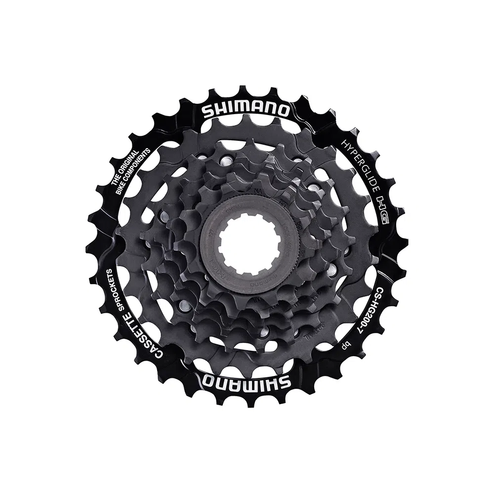 CASSETE 7V 12-32D SHIMANO HG200 COR:UNICA;TAMANHO:U - ProSport Bike