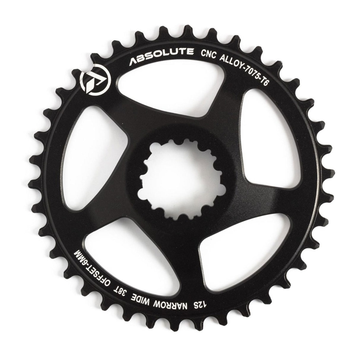 COROA 12V ABSOLUTE PRIME DIRETO 38D 6MM, SRAM