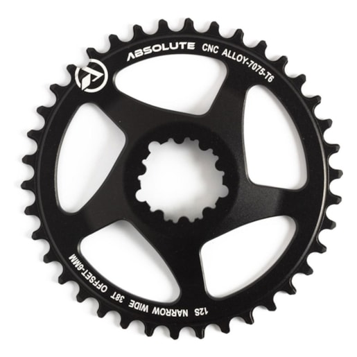 COROA 12V ABSOLUTE PRIME DIRETO 38D 6MM, SRAM