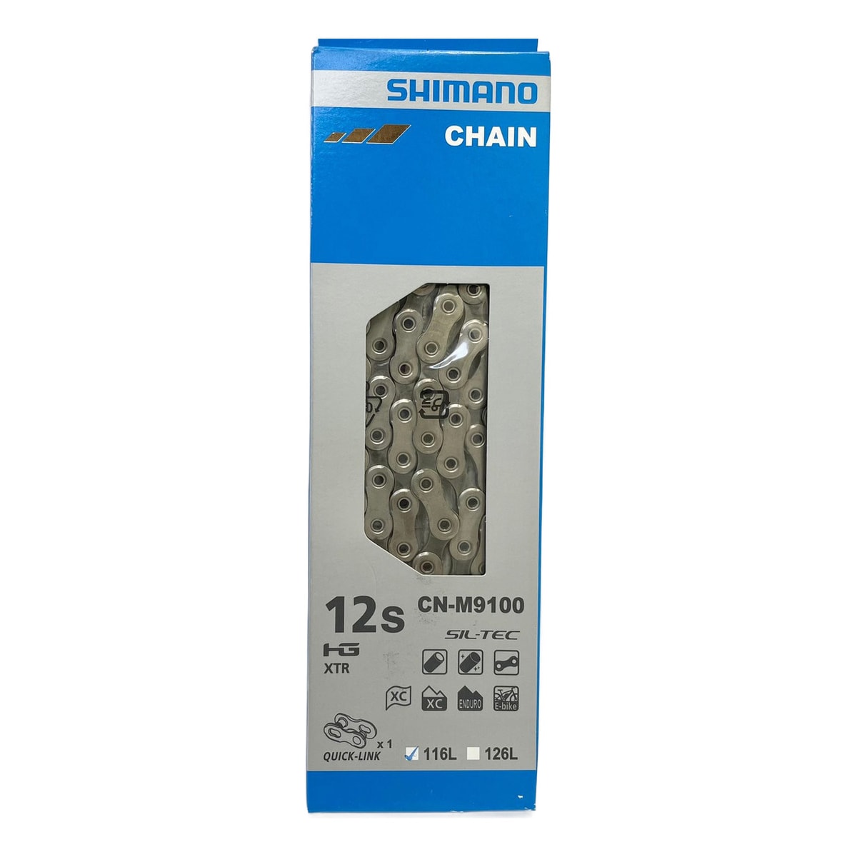 CORRENTE 12V MTB SHIMANO CN-M9100 116L C/ QUICK LINK
