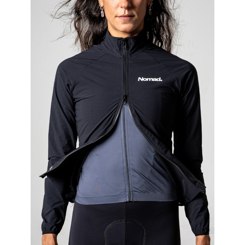 CORTA VENTO NOMAD RACING APEX 2025 FEMININO PRETO