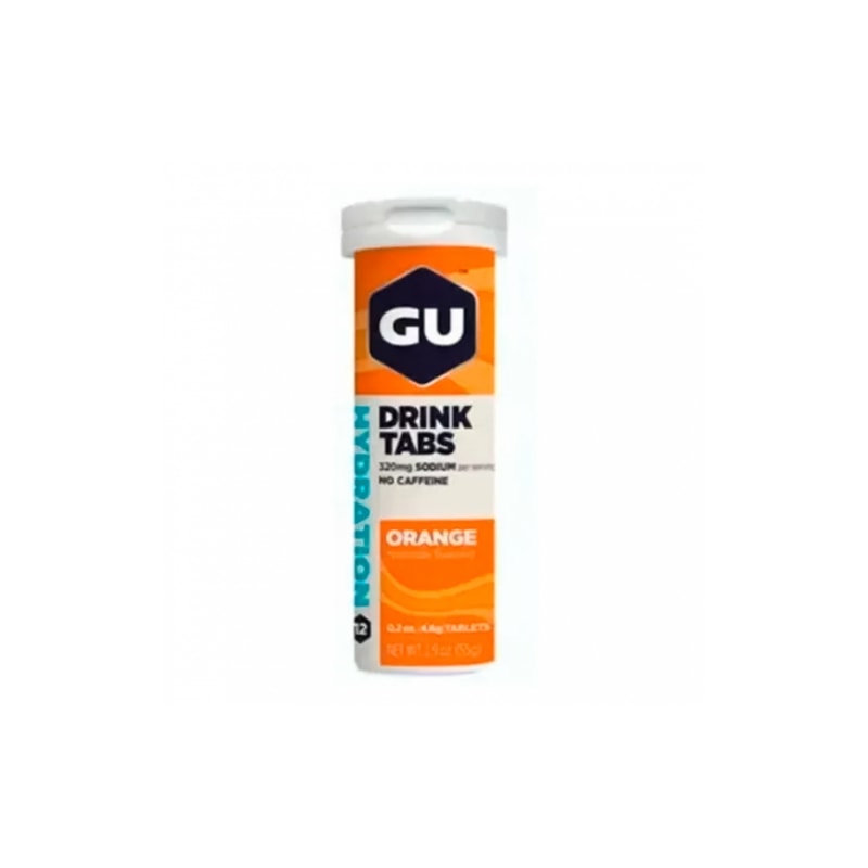 ENERGY GU TABS HIDROELETROLITICO LARANJA