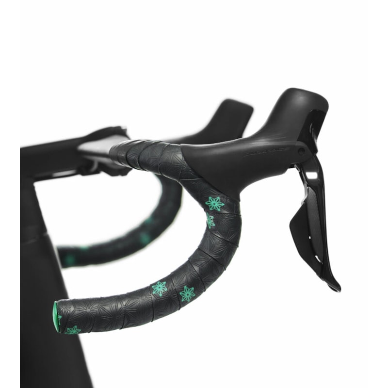FITA DE GUIDÃO SUPACAZ PRETO COM AZUL CELESTE BT-78