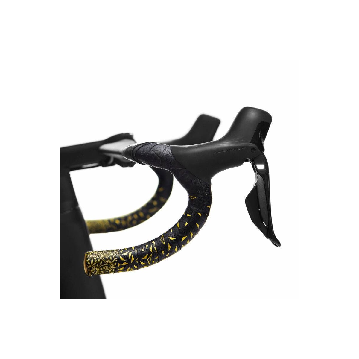 FITA DE GUIDÃO SUPACAZ PRETO COM DOURADO OIL SLICK BT-122