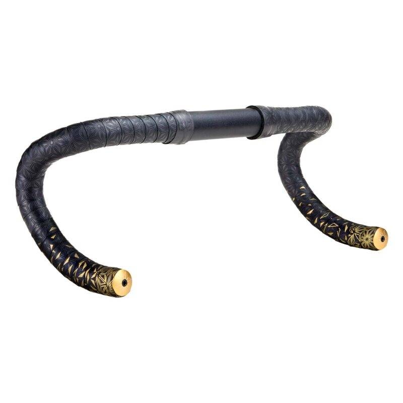 FITA DE GUIDÃO SUPACAZ PRETO COM DOURADO OIL SLICK BT-122