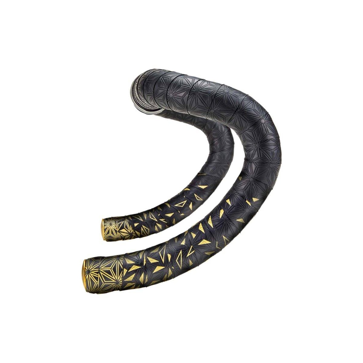FITA DE GUIDÃO SUPACAZ PRETO COM DOURADO OIL SLICK BT-122