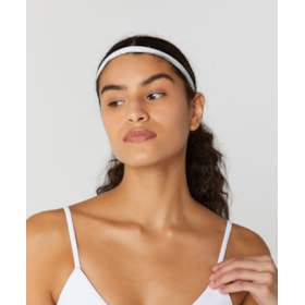 HEADBAND 1,1CM ALTO GIRO BAIXO RELEVO COR:BRANCO;TAMANHO:U