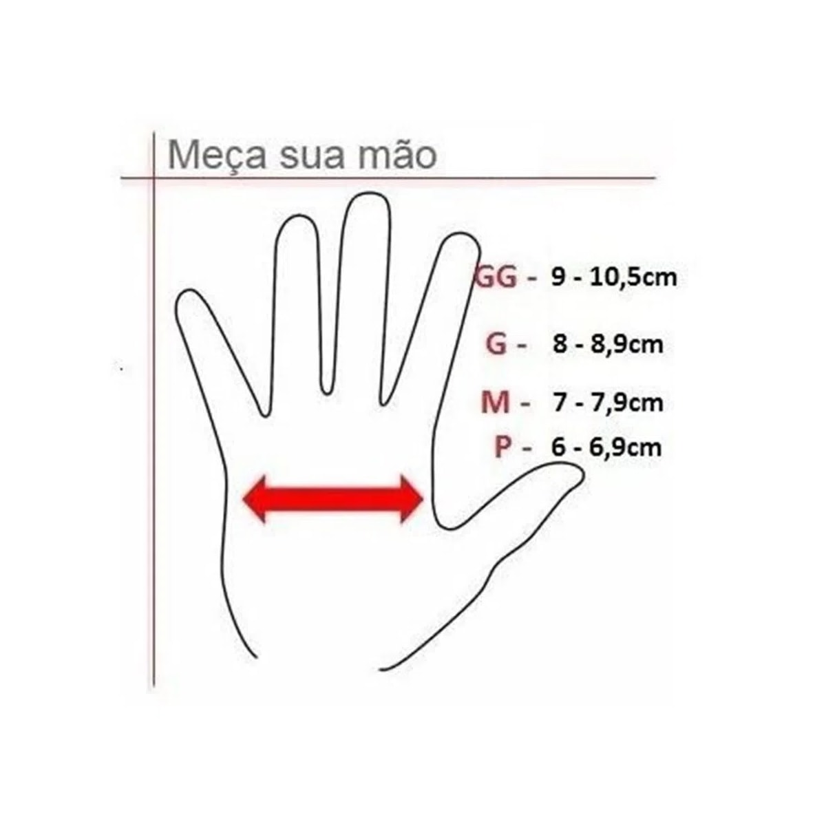 LUVA GIRO BRAVO GEL ABERTA