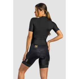 MACAQUINHO CICLISMO FREE FORCE TRAINING BLACK FEMININO