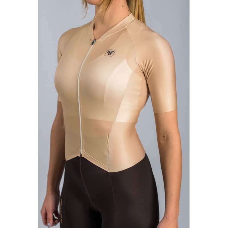 MACAQUINHO CICLISMO FREE FORCE TRAINING BROWNISH FEMININO