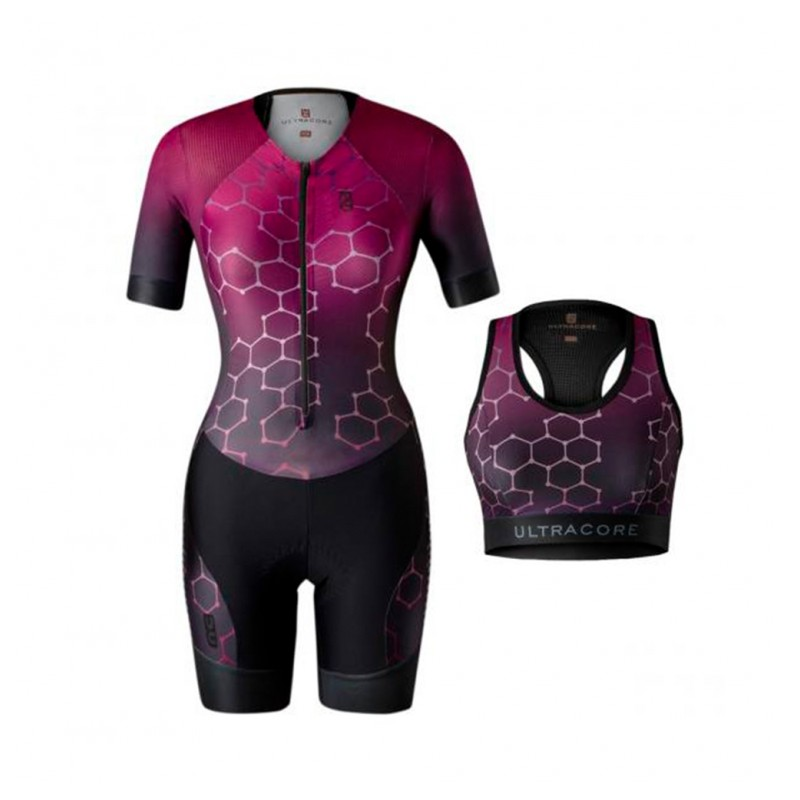 MACAQUINHO/TOP CICLISMO ULTRACORE CYBERPINK