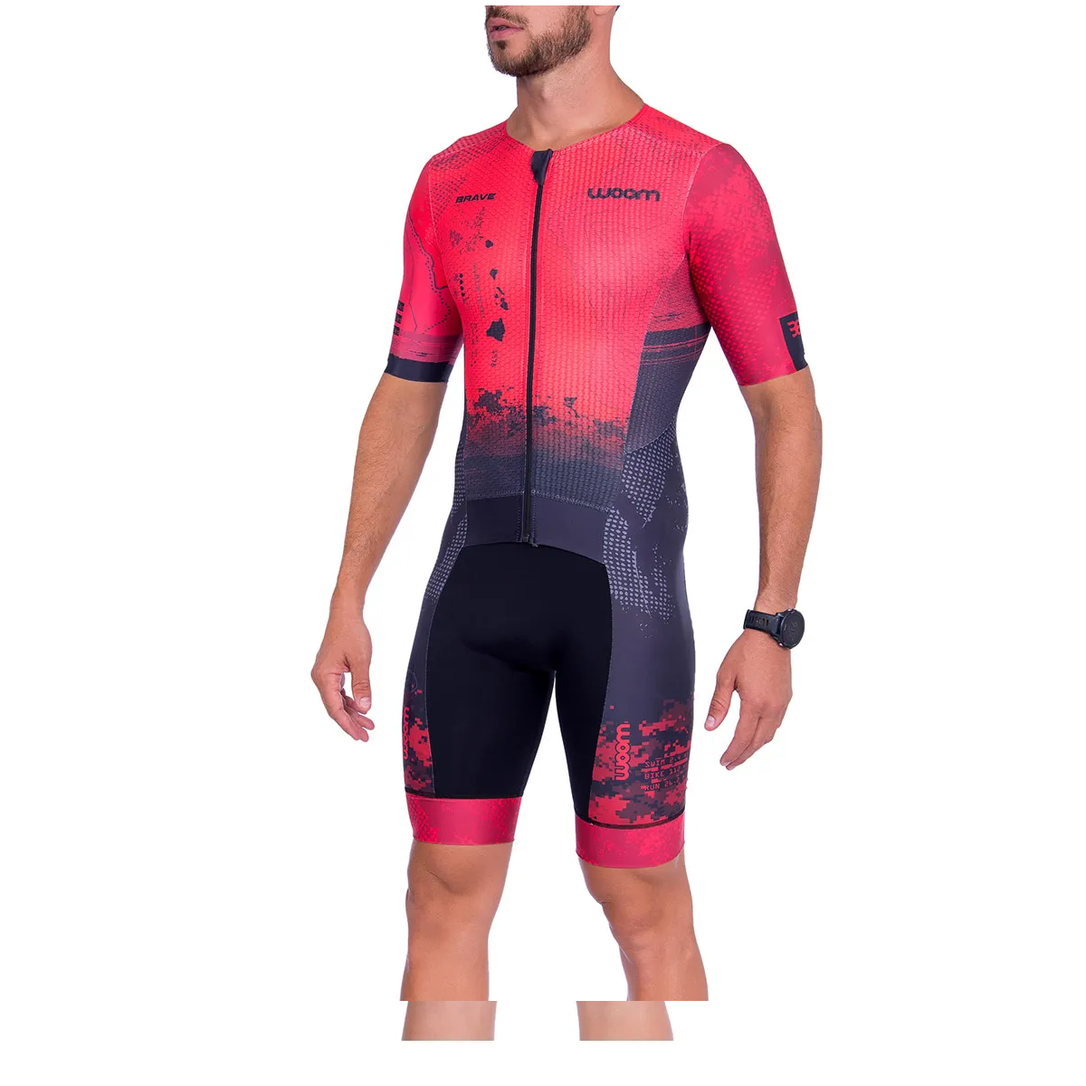 MACAQUINHO TRIATHLON WOOM C/MANGA 140 BRAVE MASC 2021