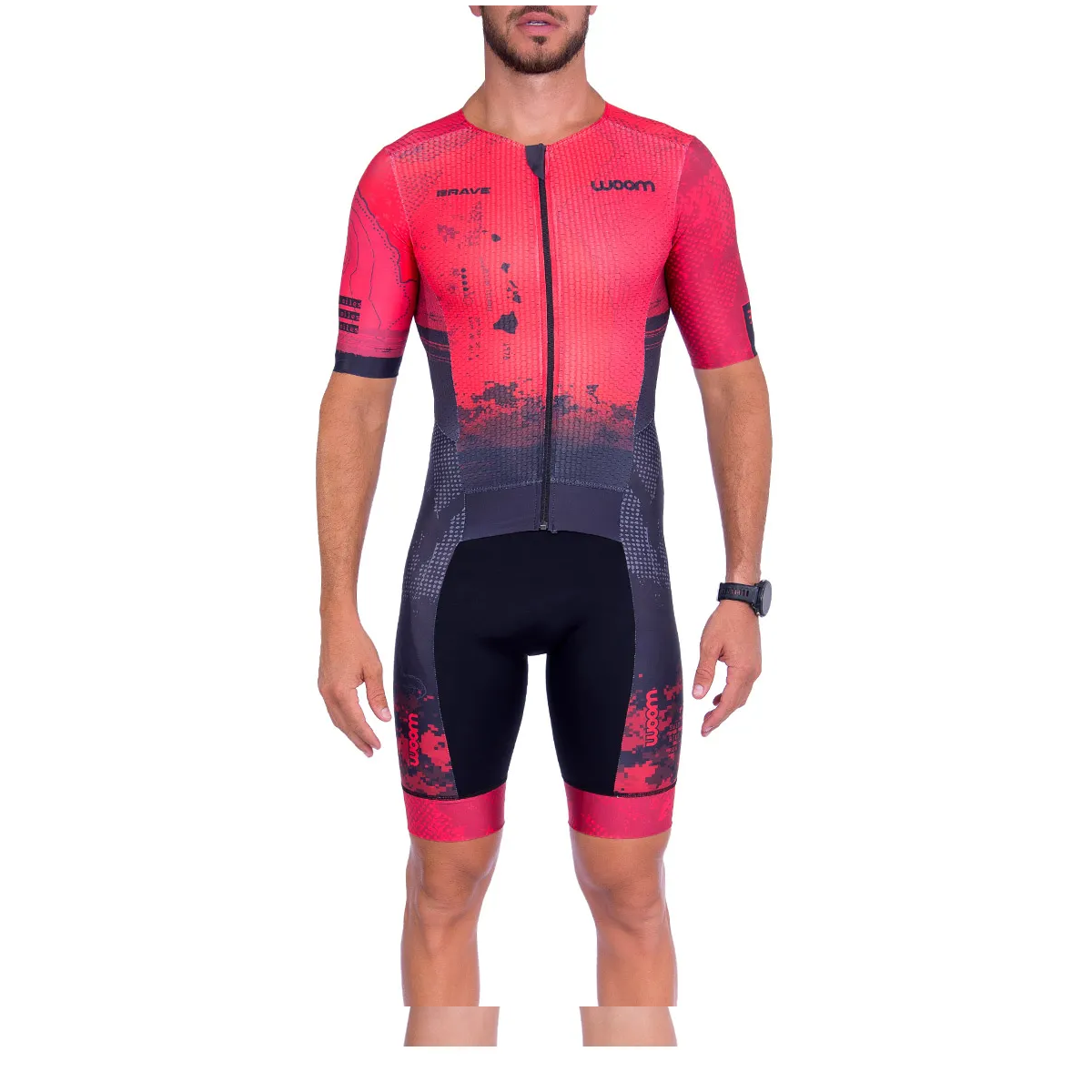 MACAQUINHO TRIATHLON WOOM C/MANGA 140 BRAVE MASC 2021