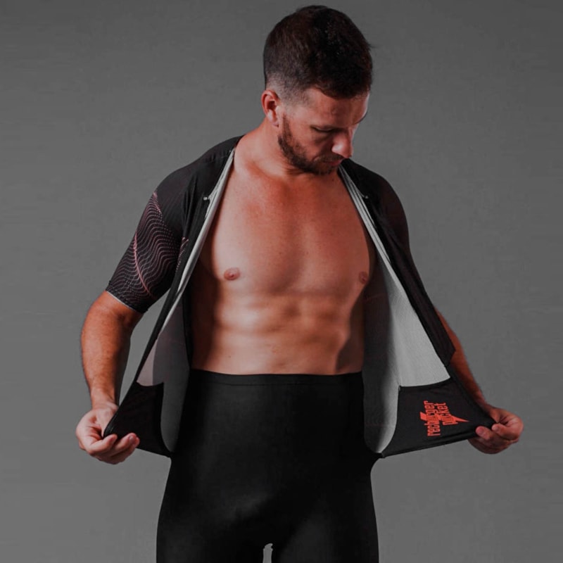 MACAQUINHO TRIATHLON WOOM C/ MANGA 140 CRUSH MASCULINO