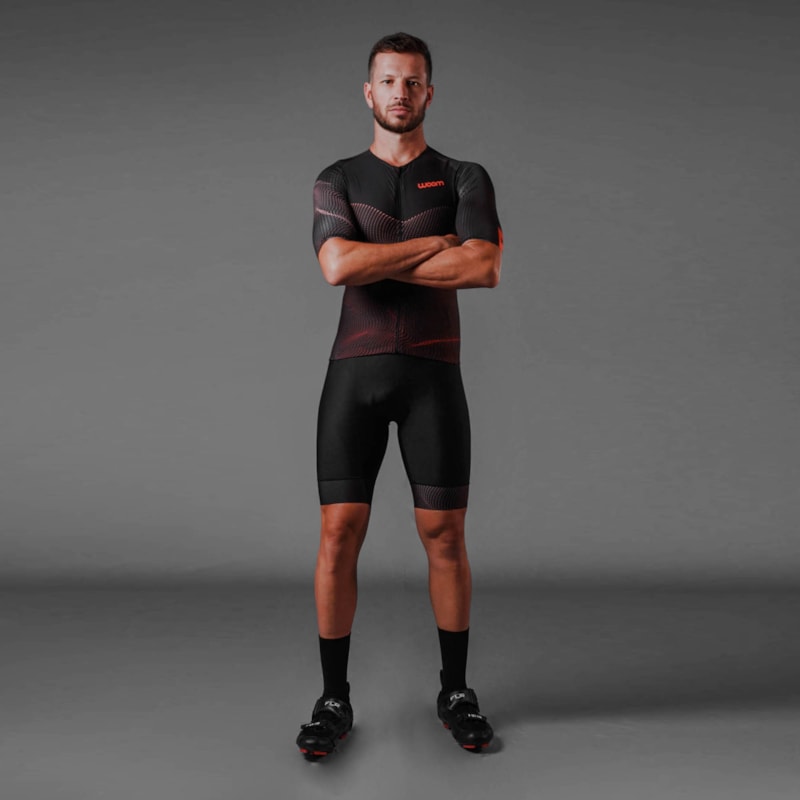 MACAQUINHO TRIATHLON WOOM C/ MANGA 140 CRUSH MASCULINO