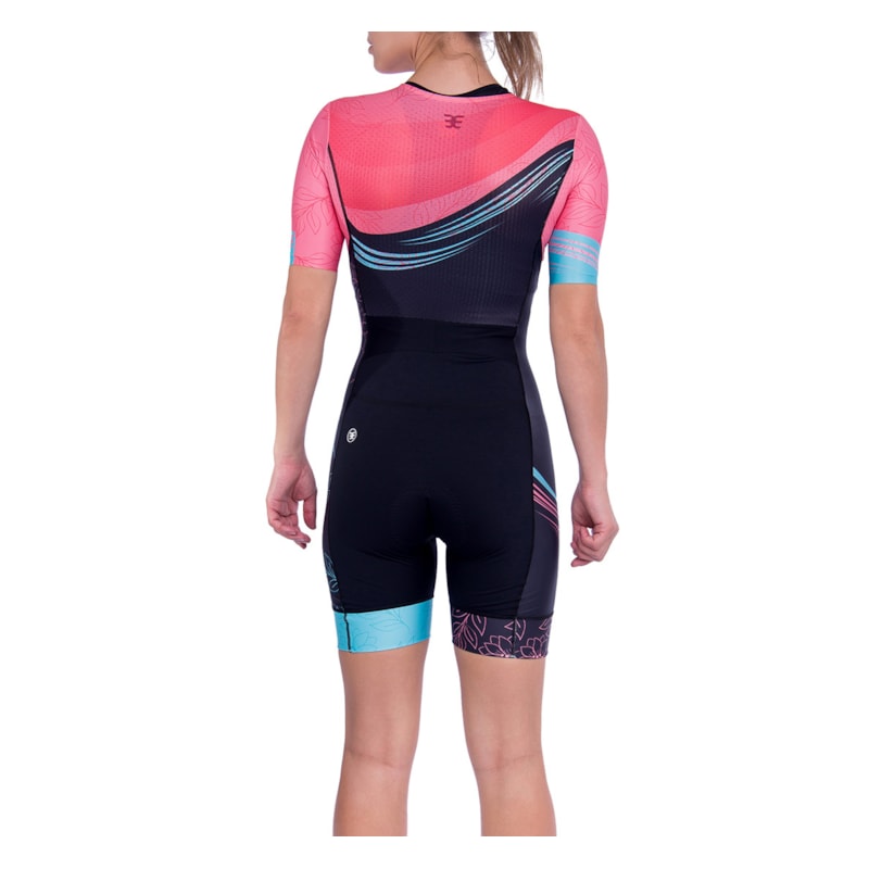 MACAQUINHO TRIATHLON WOOM C/MANGA 140 LOTUS FEMININO 2021